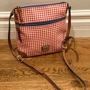 Dooney & Bourke Red Checkered Crossbody